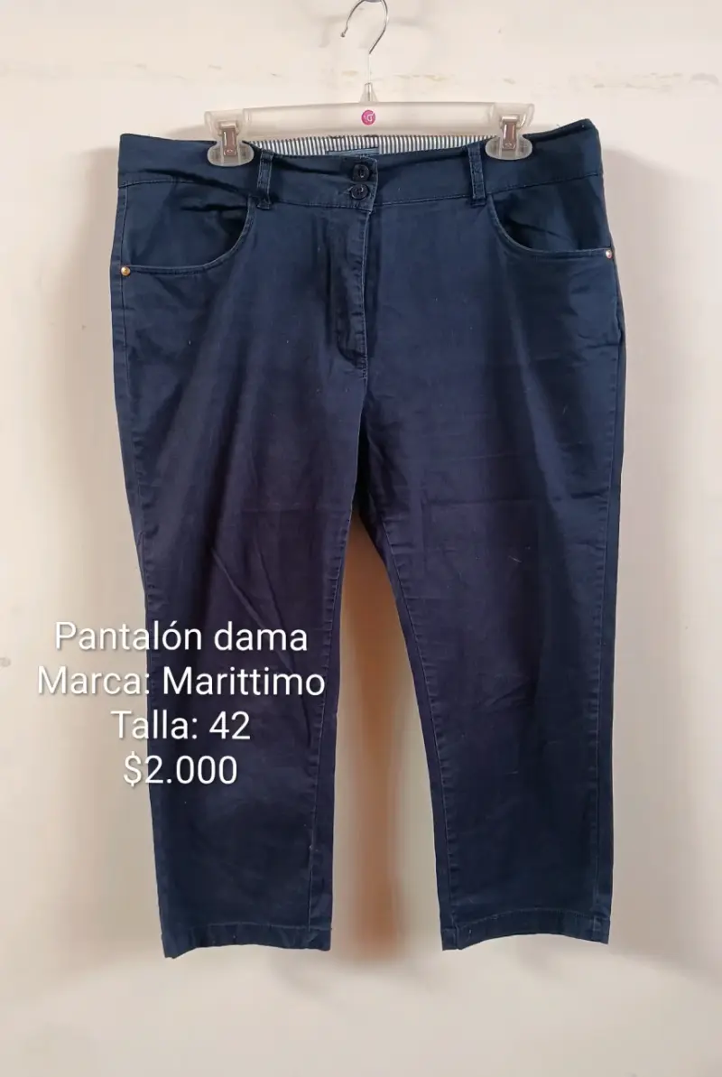Pantalón dama Marittimo azul talla 42