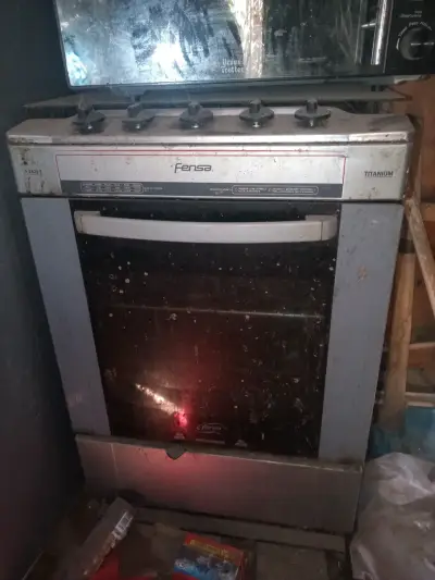 Cocina a gas Fensa Titanium con horno - miniatura 1
