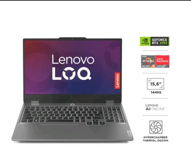 Lenovo LOQ Ryzen 5 + RTX 3050 6GB | 16GB RAM | 512 - 2