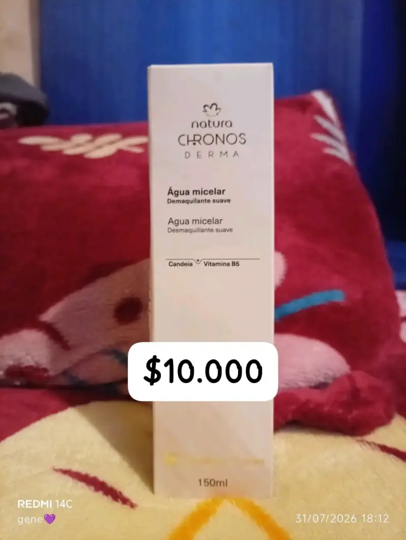 Agua Micelar Natura Chronos Derma 150ml