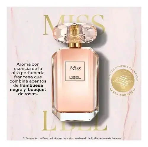 Perfume Miss L'Bel 50 ml Floral Femenino - 5