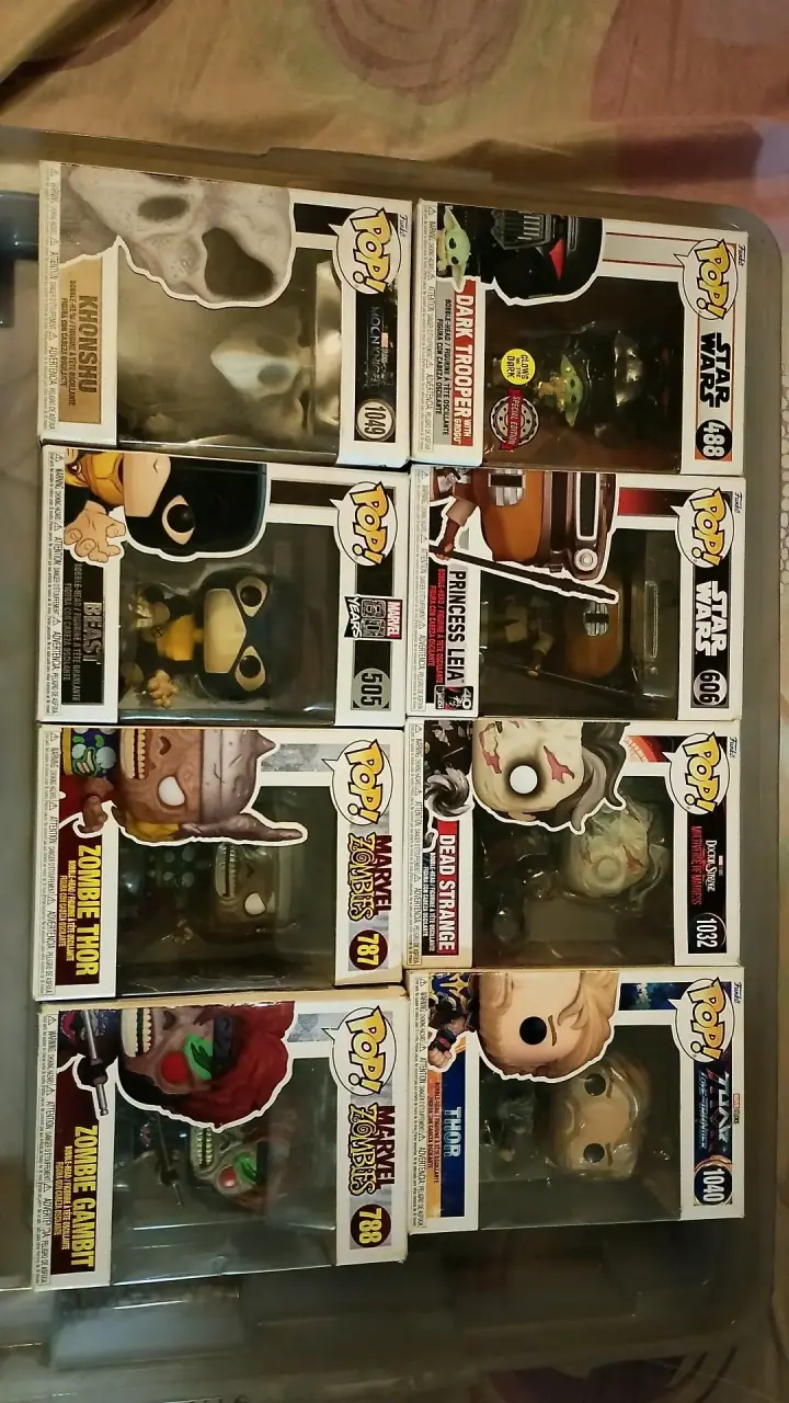 Colección de figuras Funko Pop variadas