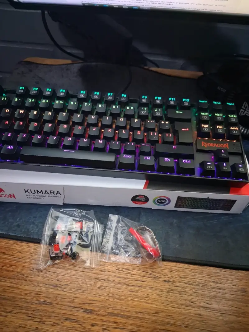 VENDO PC GAMER DE ENTRADA + TECLADO RED DRAGON ✨️ - 3