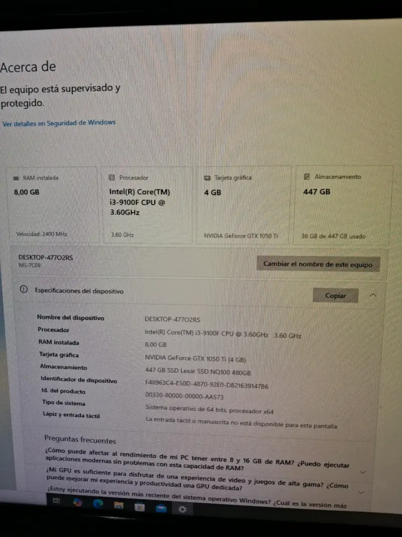 VENDO PC GAMER DE ENTRADA + TECLADO RED DRAGON ✨️ - 4