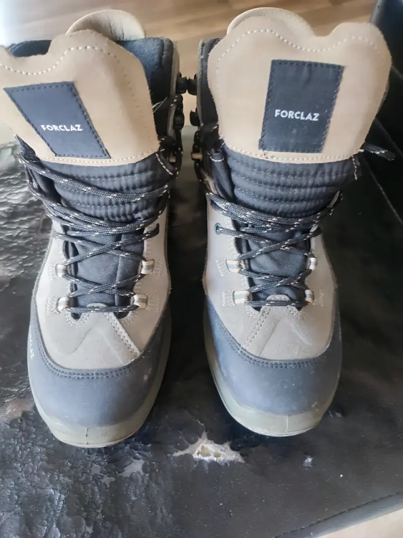 Botas de montaña impermeables Forclaz gris - 2