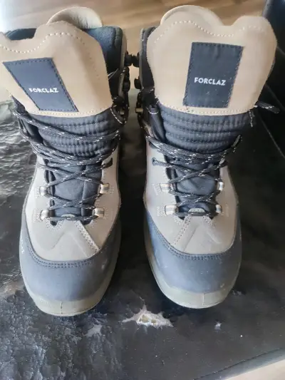 Botas de montaña impermeables Forclaz gris - miniatura 2
