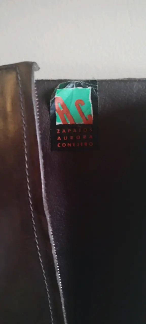 Botas de cuero marrón para mujer con tacón - 5
