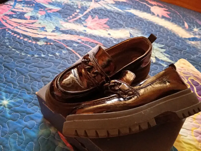 Zapatos de charol negros Colloky talla 33 - 2