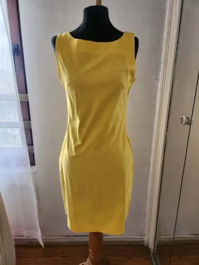 Vestido amarillo sin mangas Bellissima - miniatura 1