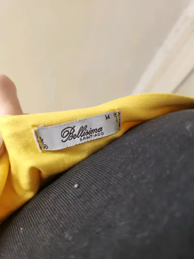 Vestido amarillo sin mangas Bellissima - miniatura 3