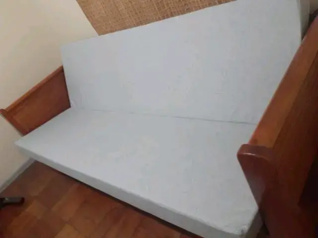 Sofá cama de madera tipo cama cuja - 1