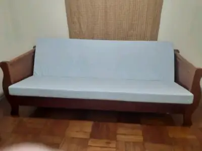 Sofá cama de madera tipo cama cuja - miniatura 3