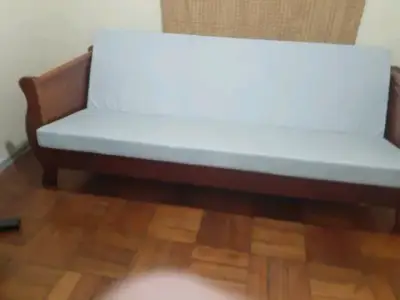 Sofá cama de madera tipo cama cuja - miniatura 5