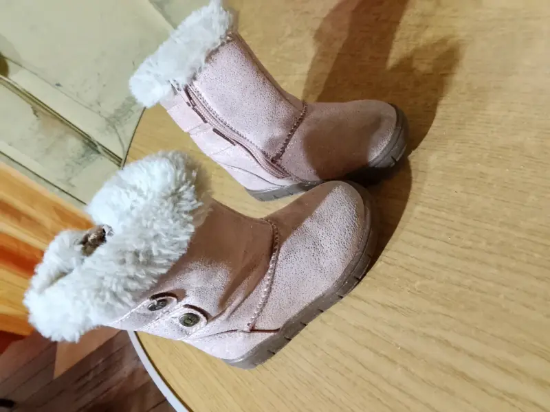 Botas de invierno para niña con forro de lana - 1