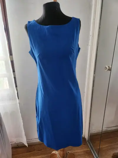 Vestido azul sin mangas Bellísima - miniatura 2