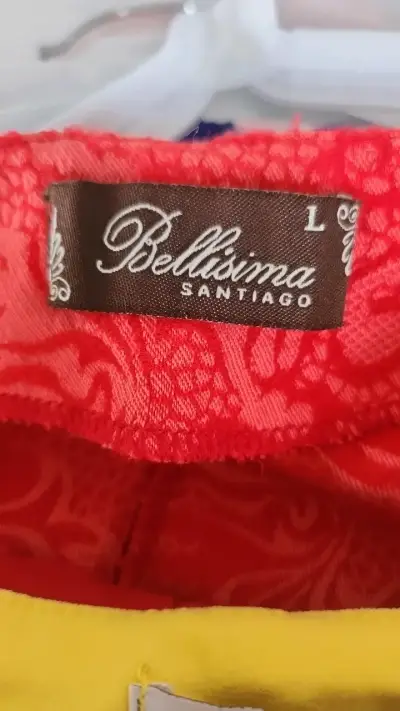 Vestido rojo sin mangas Bellisima Santiago - miniatura 4