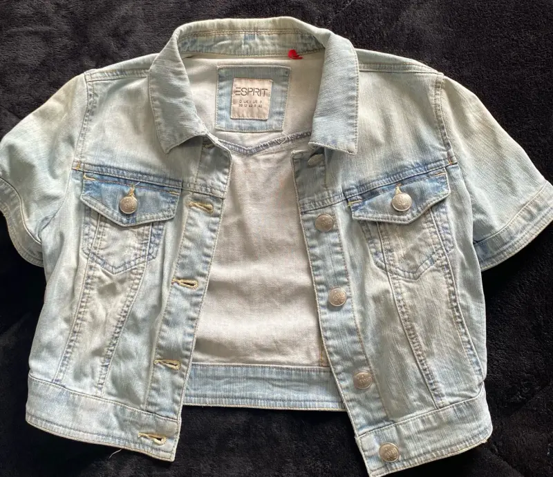 Chaqueta de mezclilla corta Esprit para mujer - 1