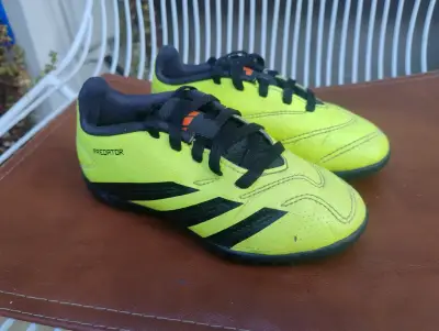 Zapatillas de fútbol Adidas Predator amarillas - miniatura 3