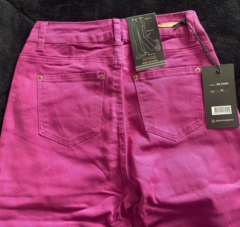 Jeans fucsia para mujer Menina talla 36 - 3