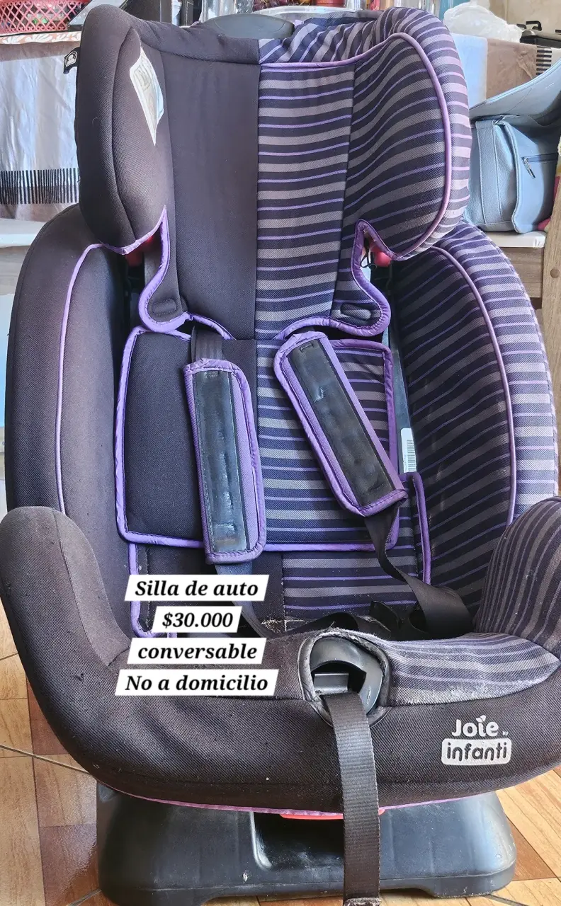 Silla de Auto Joie Infanti Negra y Morada