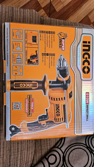 Taladro de impacto Ingco 810W con velocidad variable - miniatura 1