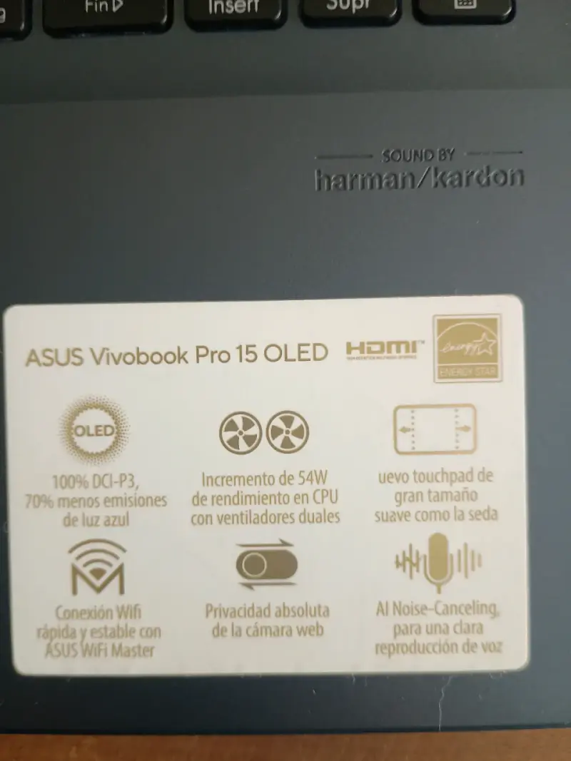 Notebook ASUS Vivobook Pro15 OLED - 2