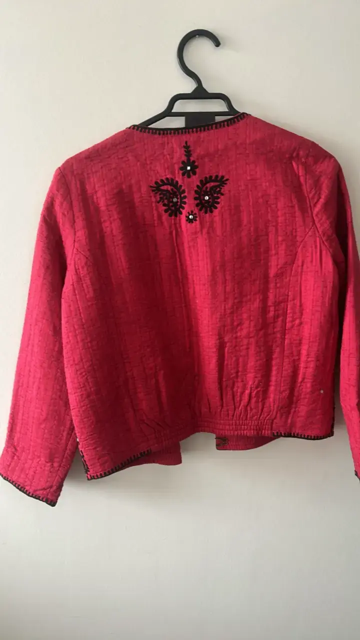 Chaqueta bordada roja Rapsodia - 5