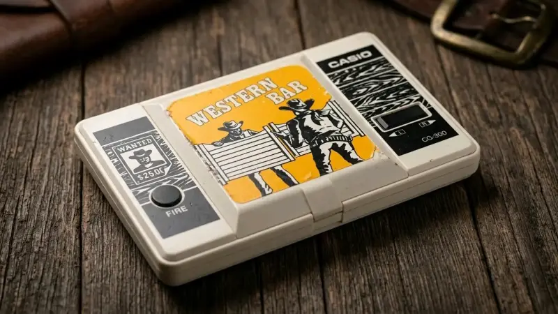 Juego portátil Casio Western Bar CG-300 vintage - 1