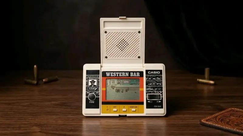 Juego portátil Casio Western Bar CG-300 vintage - 3