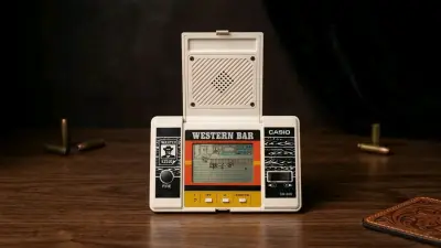 Juego portátil Casio Western Bar CG-300 vintage - miniatura 3