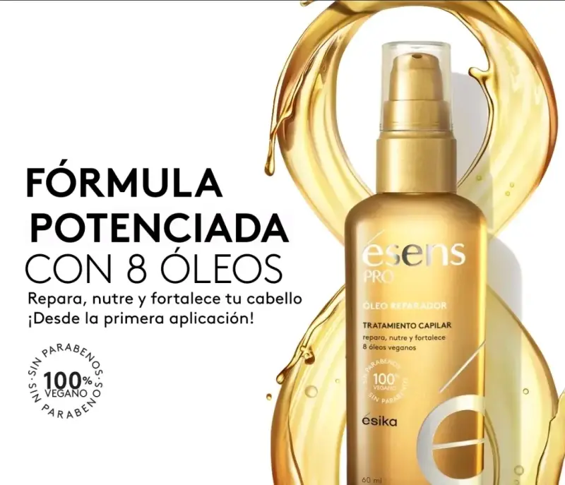 Óleo reparador capilar Ésika Esens Pro - 3