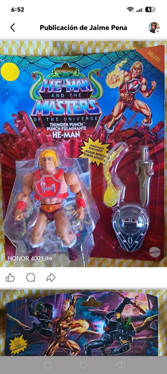 Figura de acción He-Man Thunder Punch