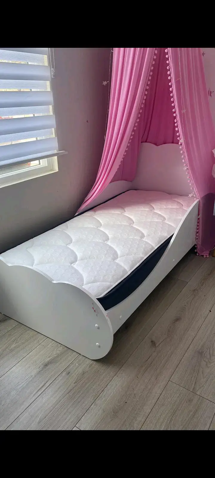 Cama infantil blanca