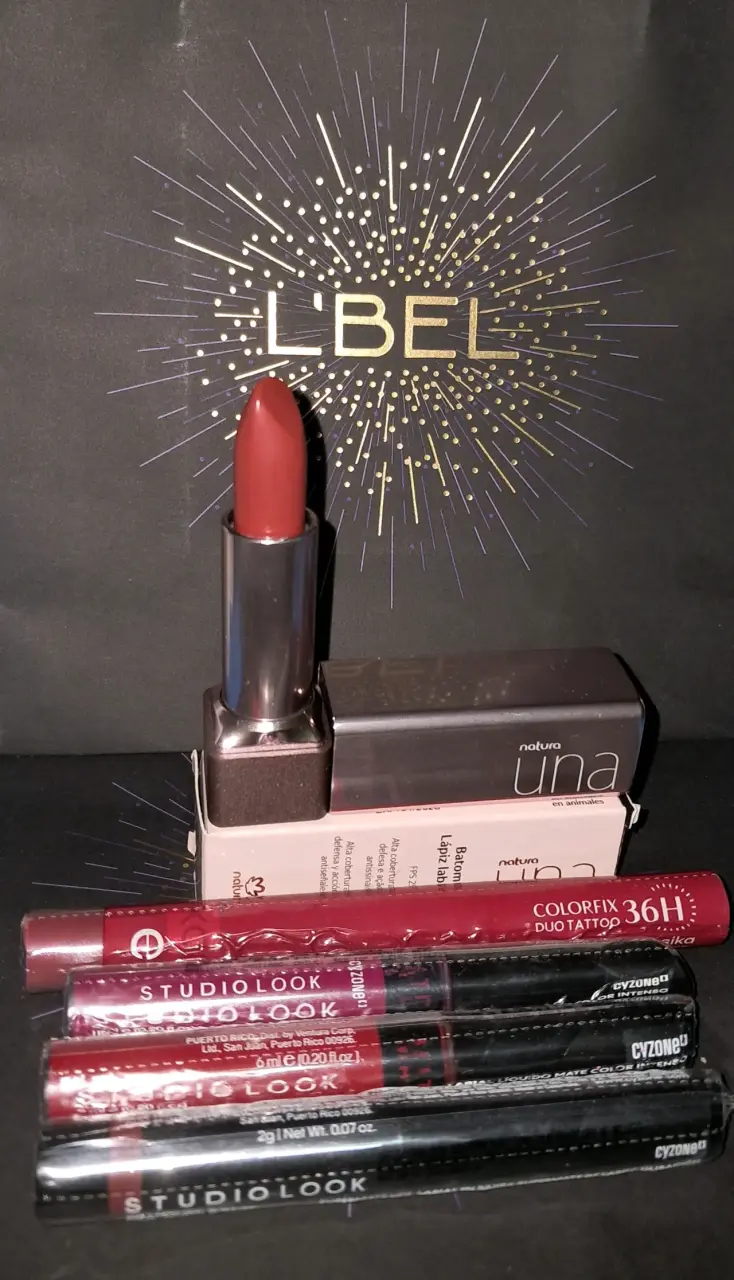 Set de Labiales Natura, Cyzone y Ésika - 2