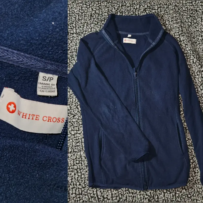 Chaqueta polar azul White Cross