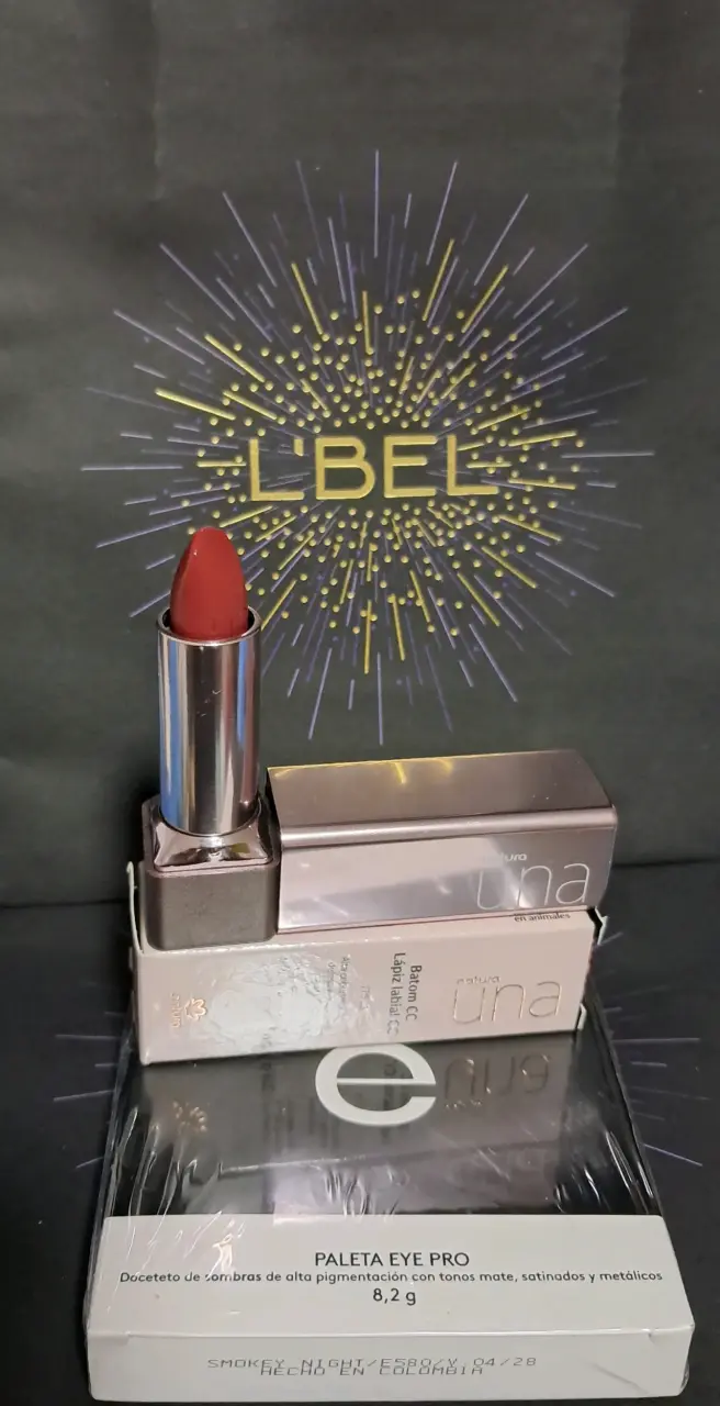 Labial L'Bel Natura Una , paleta sombra .