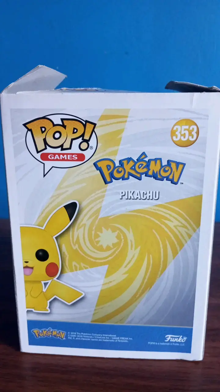 Figura Funko Pop Pikachu Pokémon 353 - 3