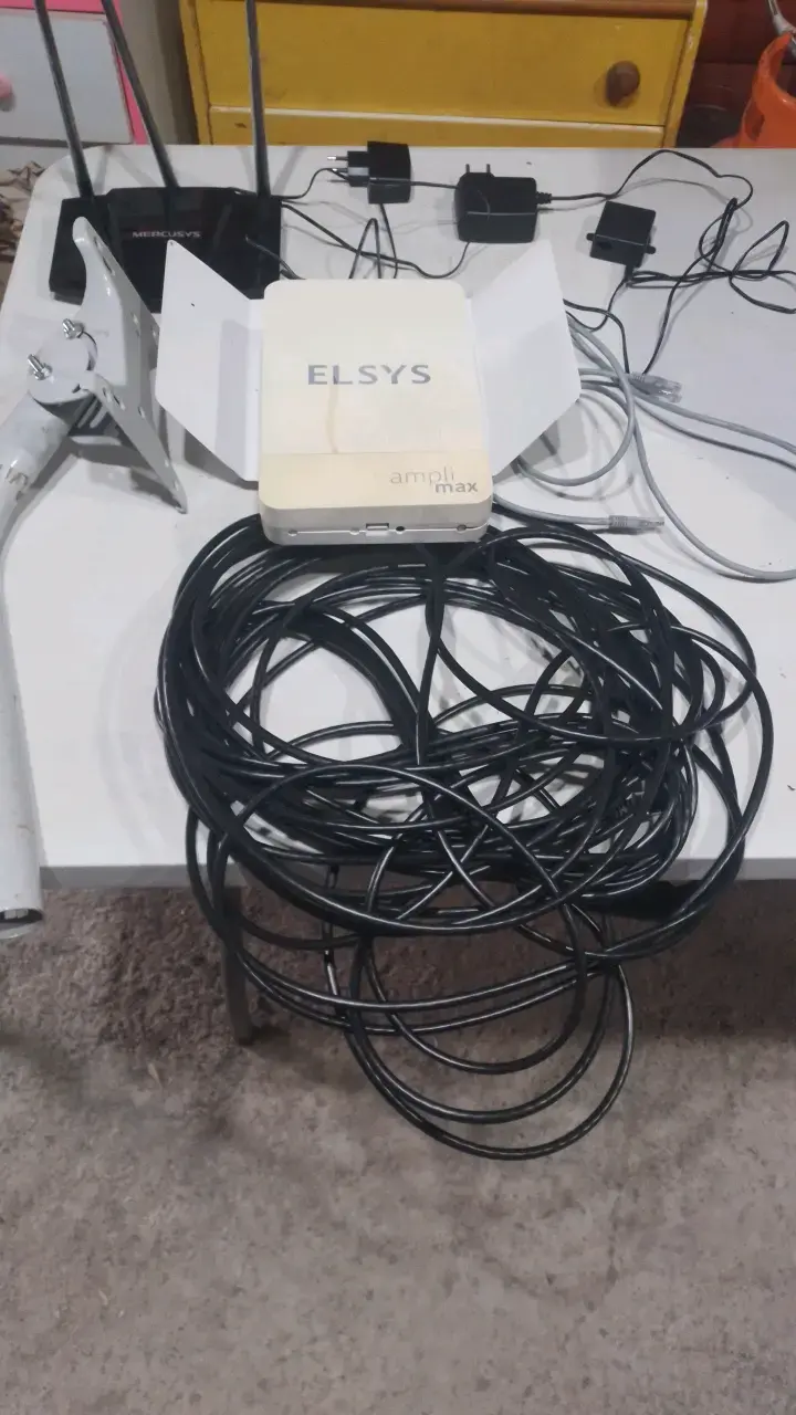 Antena Amplificadora Elsys Amplimax con Cables - 1
