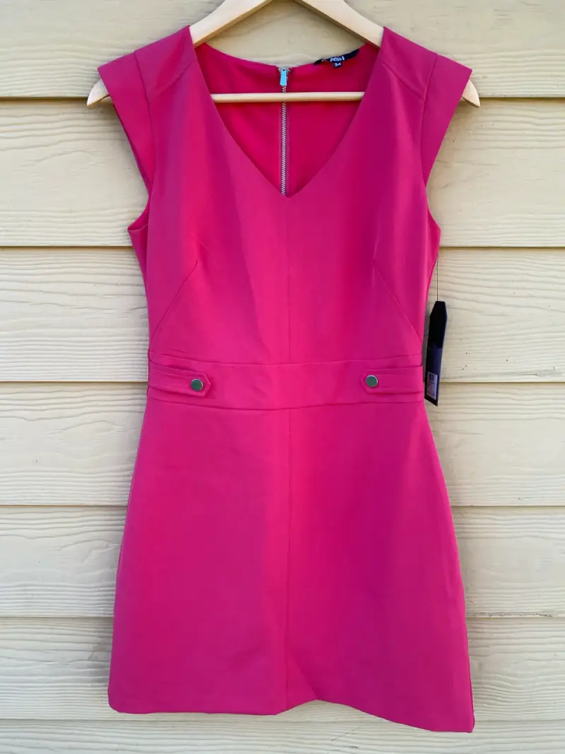 Vestido corto fucsia Ash talla 34 - 1