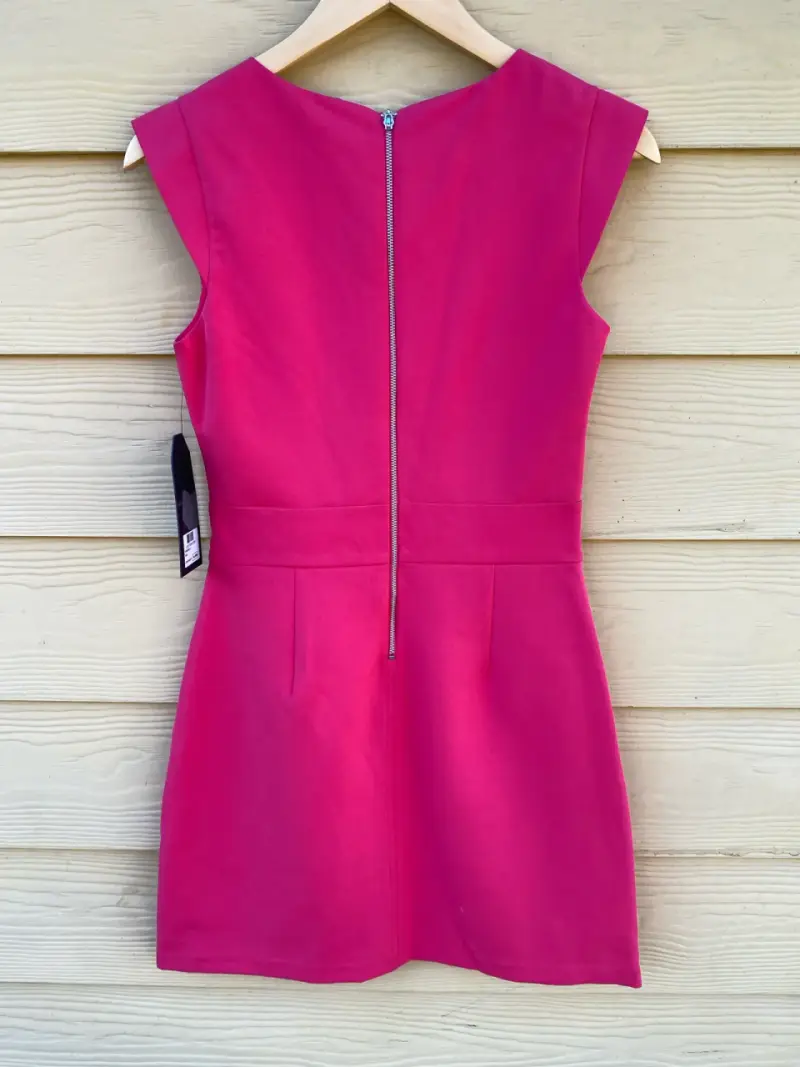 Vestido corto fucsia Ash talla 34 - 2