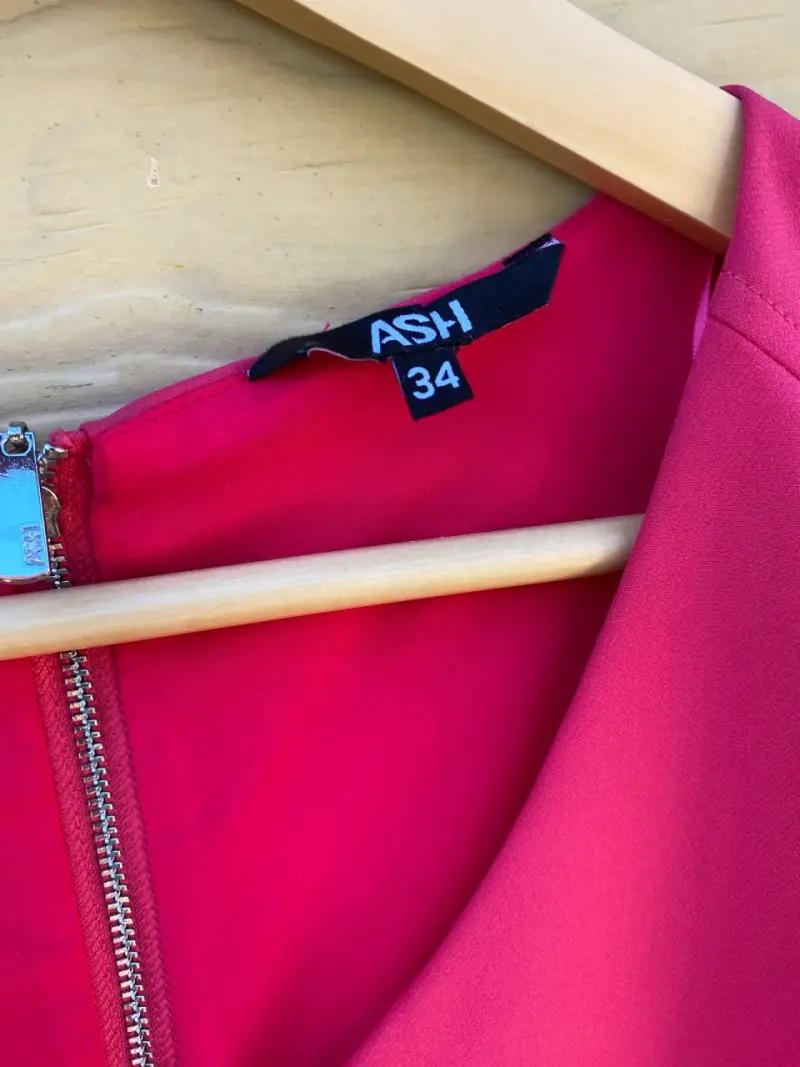 Vestido corto fucsia Ash talla 34 - 3