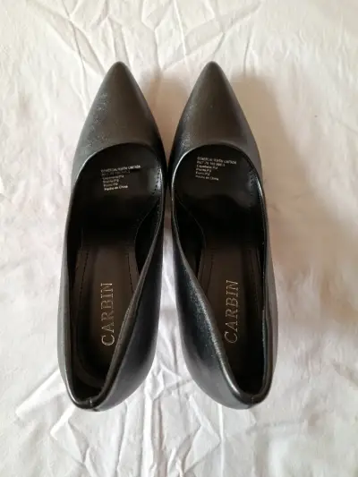 Zapatos de Tacón Negro Carbin - miniatura 3