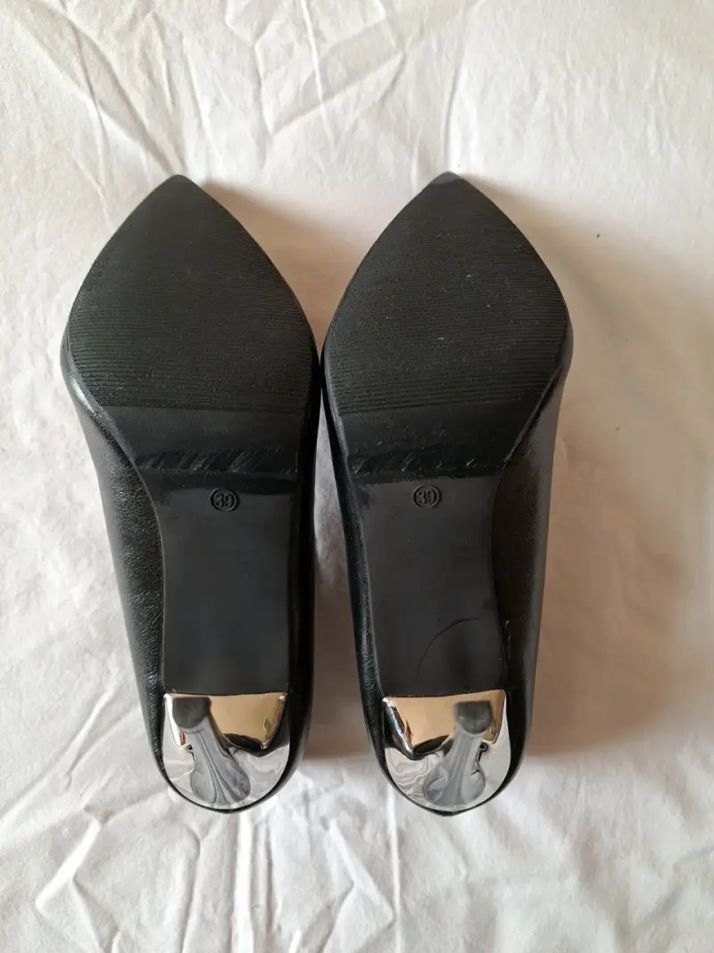 Zapatos de Tacón Negro Carbin - 5