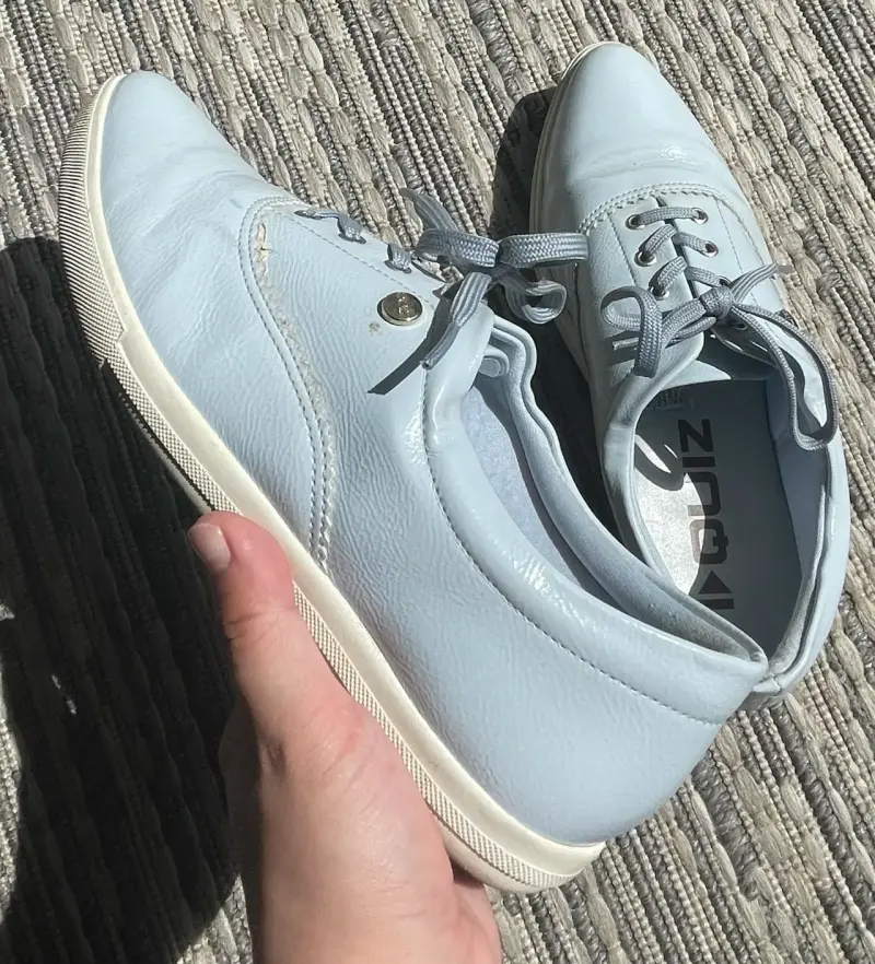 Zapatos casuales marca Quiz celeste para mujer - 3
