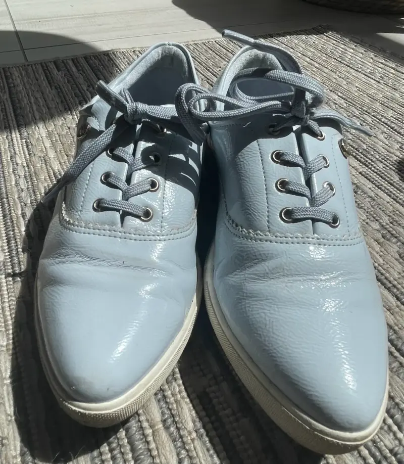 Zapatos casuales marca Quiz celeste para mujer - 5