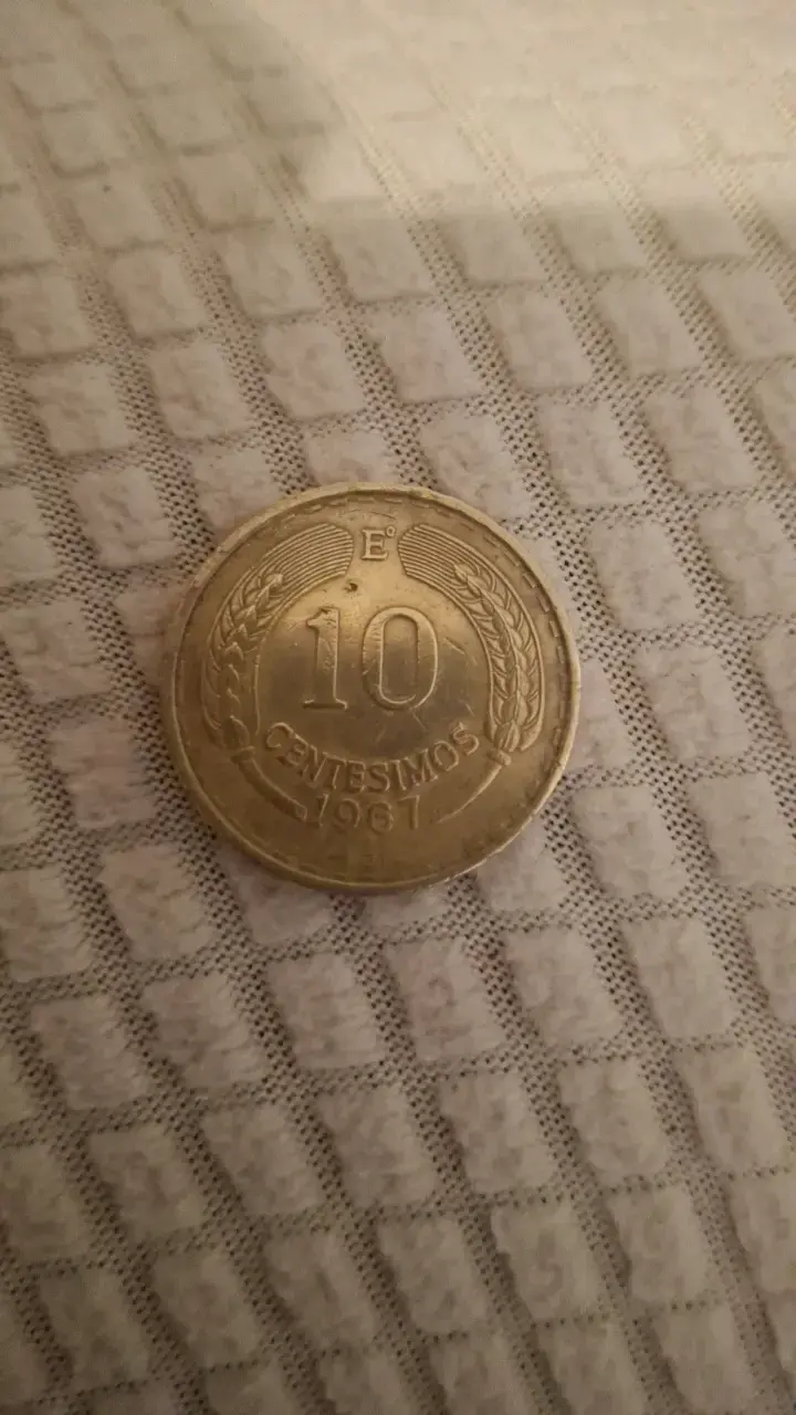 Moneda de 10 Céntimos de 1967