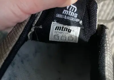 Zapatillas casuales beige Mtng talla 37 - miniatura 4