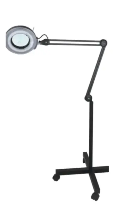 Lámpara de pie con lupa y luz LED - miniatura 1