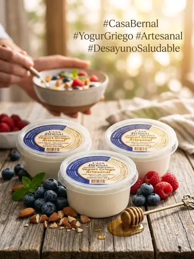 Yogur Griego Artesanal Casa Bernal 200g - miniatura 1