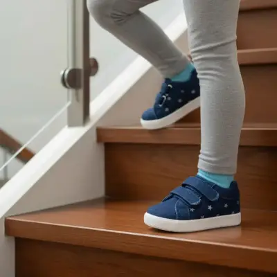 Zapatilla Urbana De Niña Azul Opaline Talla 18 - miniatura 1